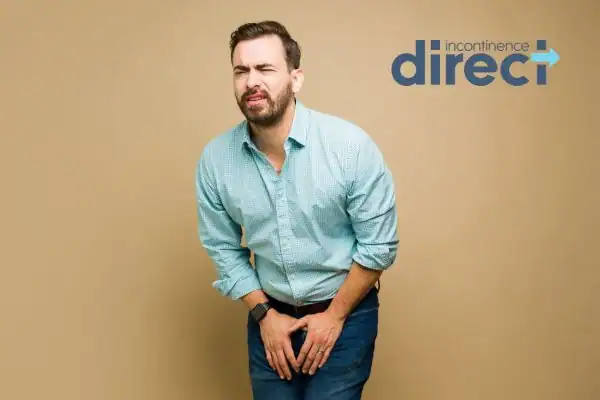Image of a middle aged man suffering with urge incontinence York 