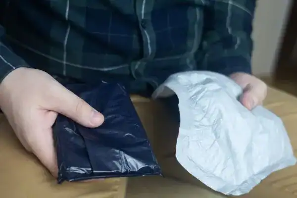 image of man holding stool incontinence York products