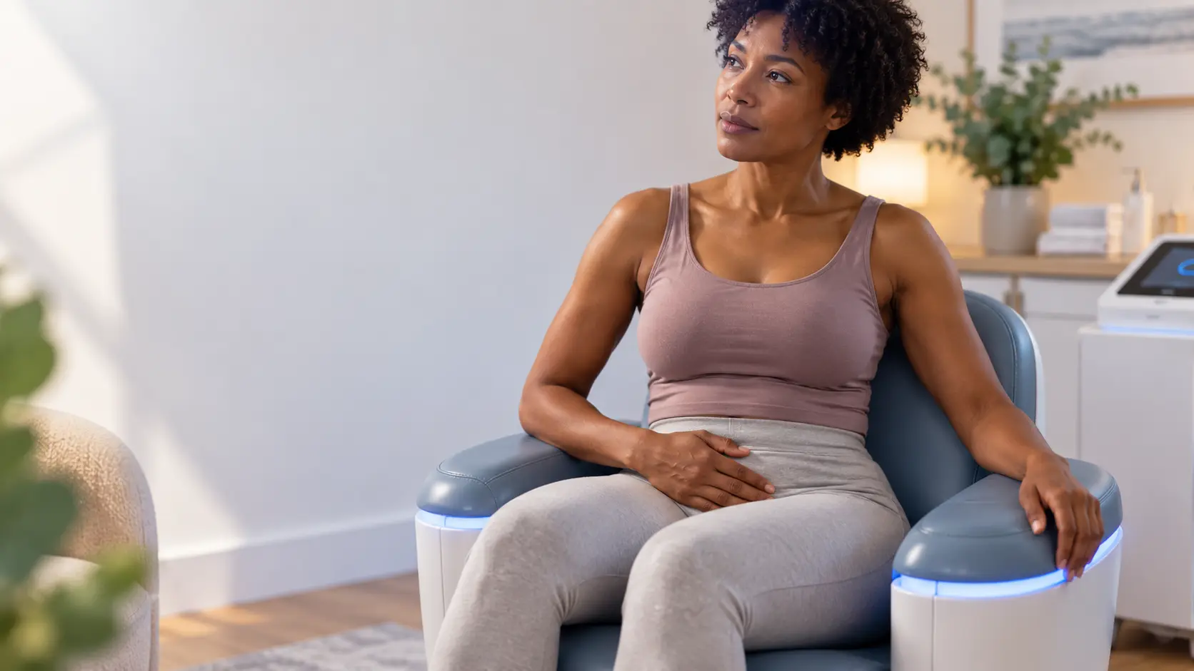 Calm Wellness Chair Reflection pelvic floor health solutions from incontince direct York